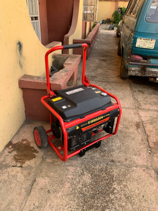 V.Clean 4Months Used Full Copper Coil Firman 7.0kva Key start Generator - ECO 10990ES For-Sale   [ Product Code >> 0433 ]