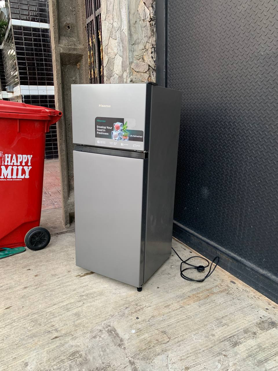 ❌❌SOLD-OUT❌❌ V.Clean, 3Weeks Used, 124Litters Hisense Double Door REF172DR Refrigerator For-Sale [ Product Code >> 0309 ]