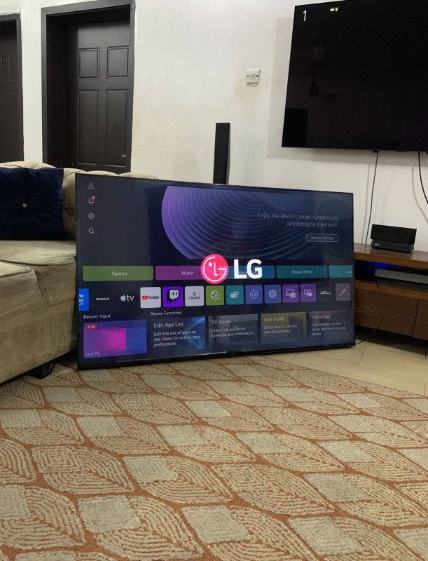V.Clean, Just 5Day Used, With 85Hours Total Power ON time, 2025 Model LG 65Inches Bluetooth Framesless Tv 65UR73006LA With Magic Remote For-Sale [ Product Code >> 0656  ]
