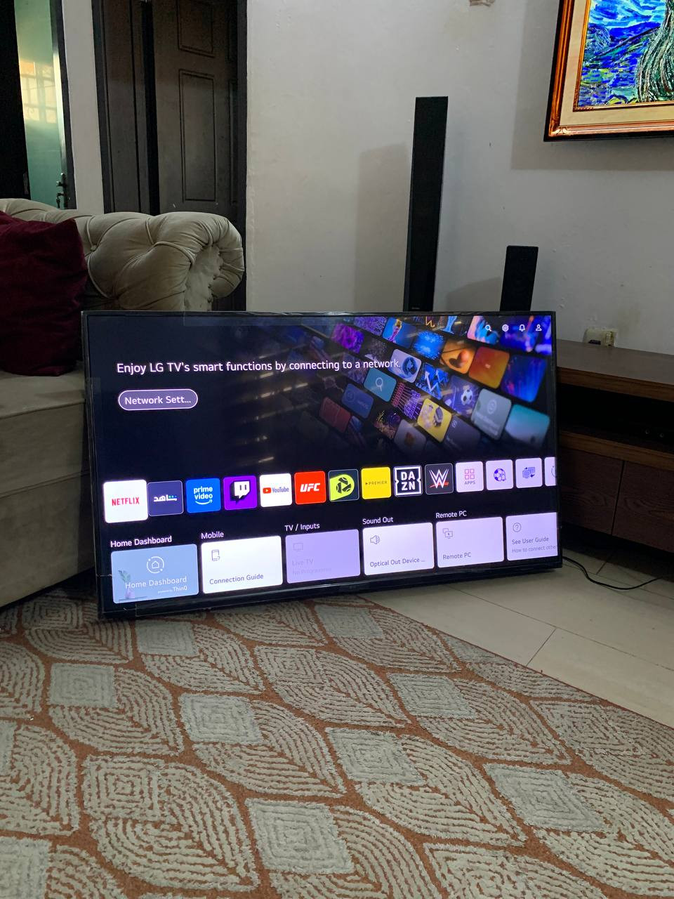 V.Clean, 2022 Model, 50Inches LG 4K Smart Tv With WebOs For-Sale