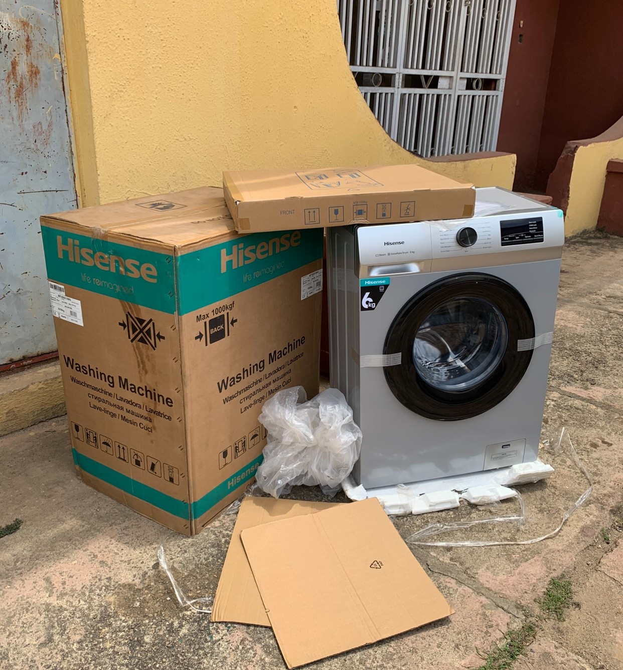 ❌❌SOLD-OUT❌❌...Awoof Brand New Hisense WM6010MS-WFVB 6KG Front Load Washing Machine For-Sale