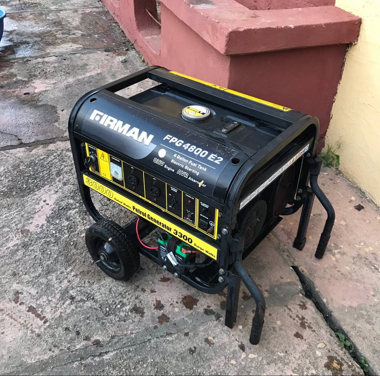 ❌️SOLD-OUT ... [Free delivery] Clean Sumec Firman 3.3KVA 100% Copper Key Starter Generator | FPG4800E2 For-Sale