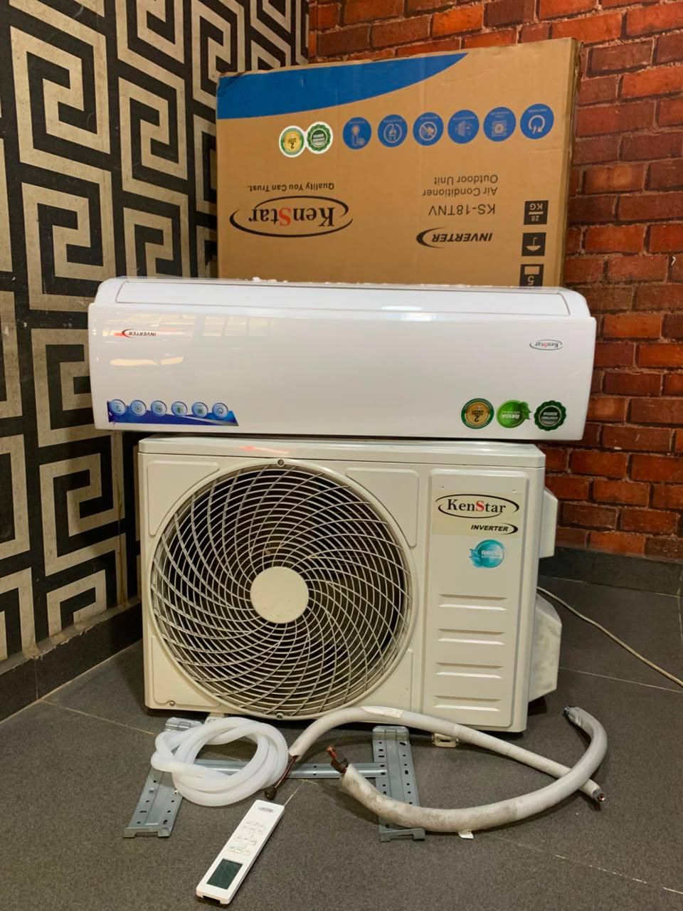 V.Clean 1Month Used 2Hp Inverter Kenstar Air-Conditioner With Pack For-Sale [ Product Code >> 0670 ]