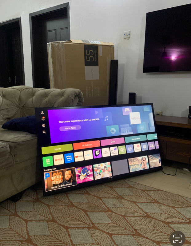 V.Clean 2024 Model LG 4K Smart Frameless 55Inches Tv With Magic Remote and Pack For-Sale [ Product Code >> 0809 ]