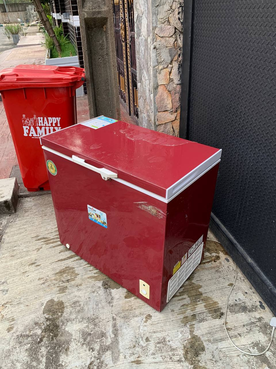 ❌❌SOLD-OUT❌❌ Kenstar 210L Red Chest Freezer KS-310RE