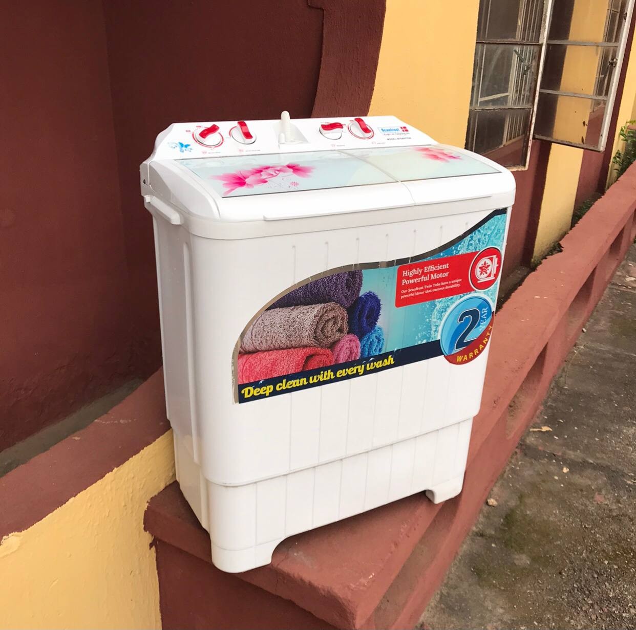 ❌❌SOLD-OUT❌❌ ... V.Clean Scanfrost 6Kg Twin Tub Semi Automatic Washing machine | SFSANTTD6 For-Sale