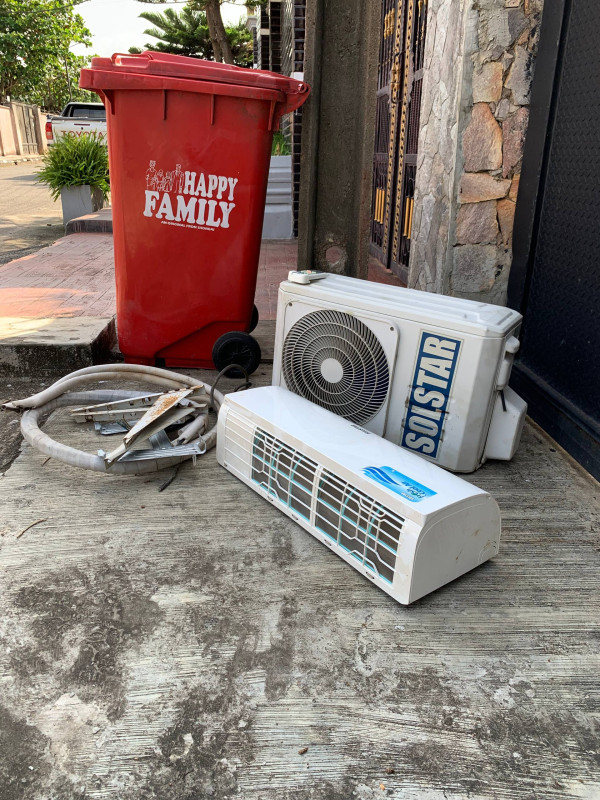 V.Clean 1Hp Solstar Low Voltage Storage Air-Conditioner With Kit, Already Filled Gas, indoor and Outdoor Hanger For-Sale [ Product Code >> 0812 ]