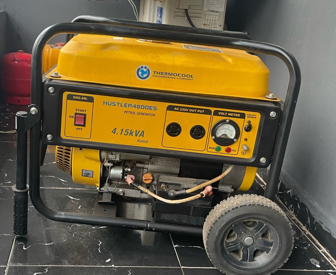 ❌❌SOLD-OUT❌❌...V.Clean Haier Thermocool 4.15KVA Hustler Electric Starter Generator | 4800ES 4.15KVA/