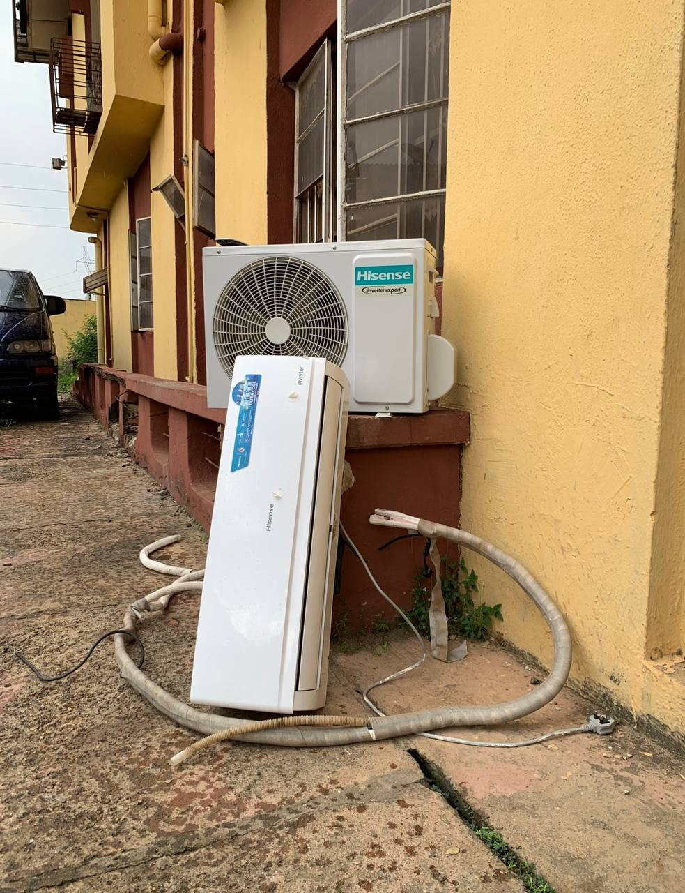 V.Clean 1.5Hp 2024 Hisense Inverter Air-Conditioner With Kit, Indoor and Outdoor For-Sale