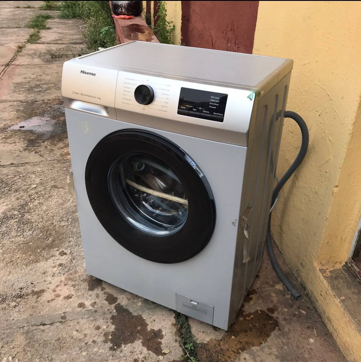 ❌❌SOLD-OUT❌❌ ... Clean Hisense WM6010MS-WFVB 6KG Front Load Washing Machine