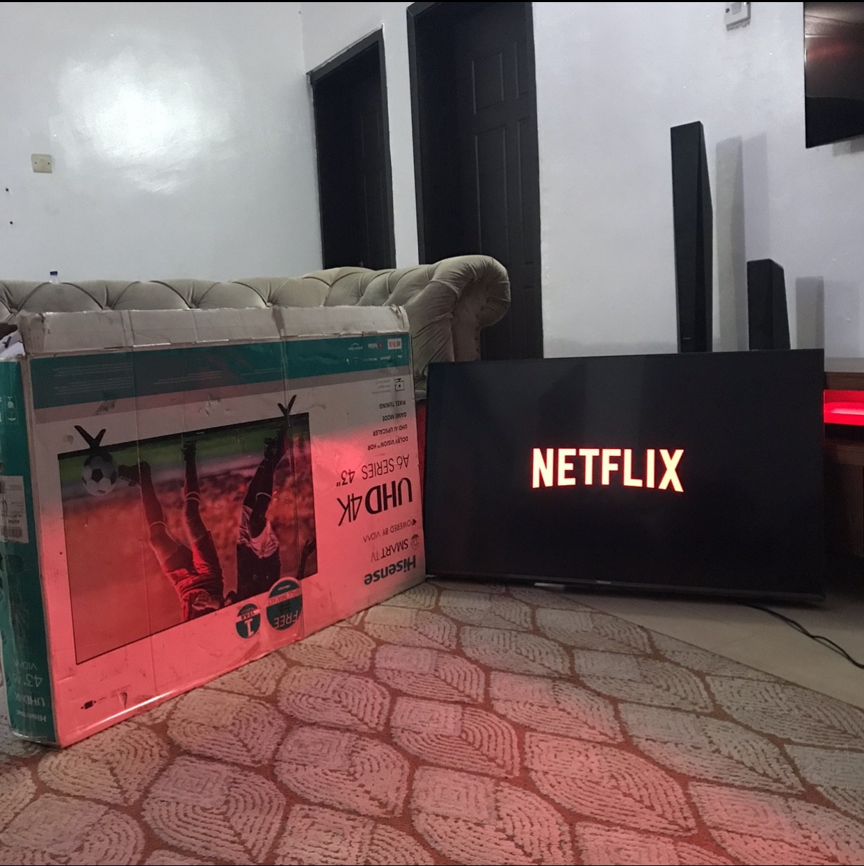 ❌❌SOLD-OUT❌❌ ... V.Clean Hisense 43 Inch A4K Smart TV With Pack For-Sale