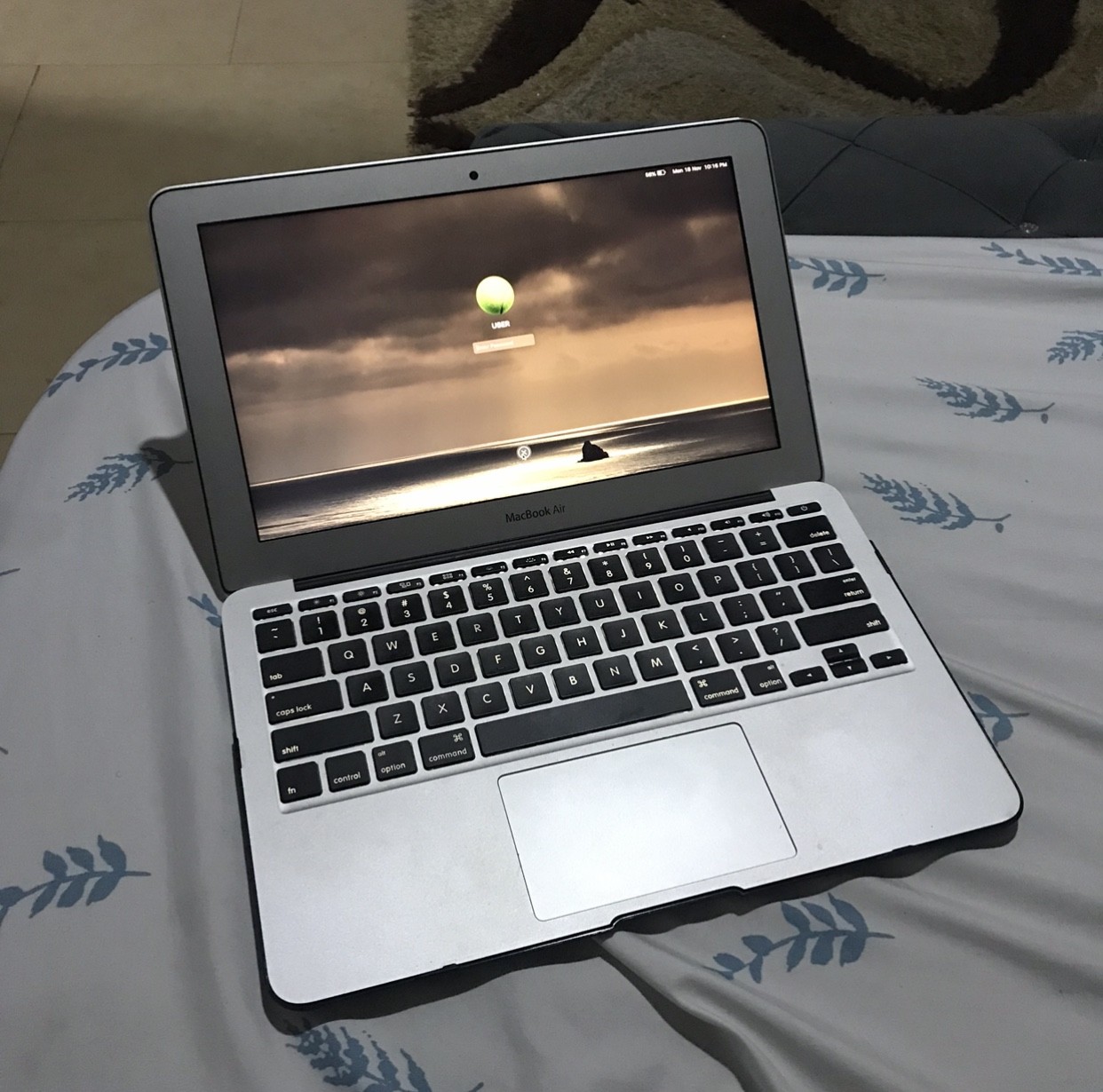 V.Clean 4Gb Ram, 256Gb Ssd, Corei5, Keyboard Light, 2015, 11” MacBook Air Laptop For-Sale