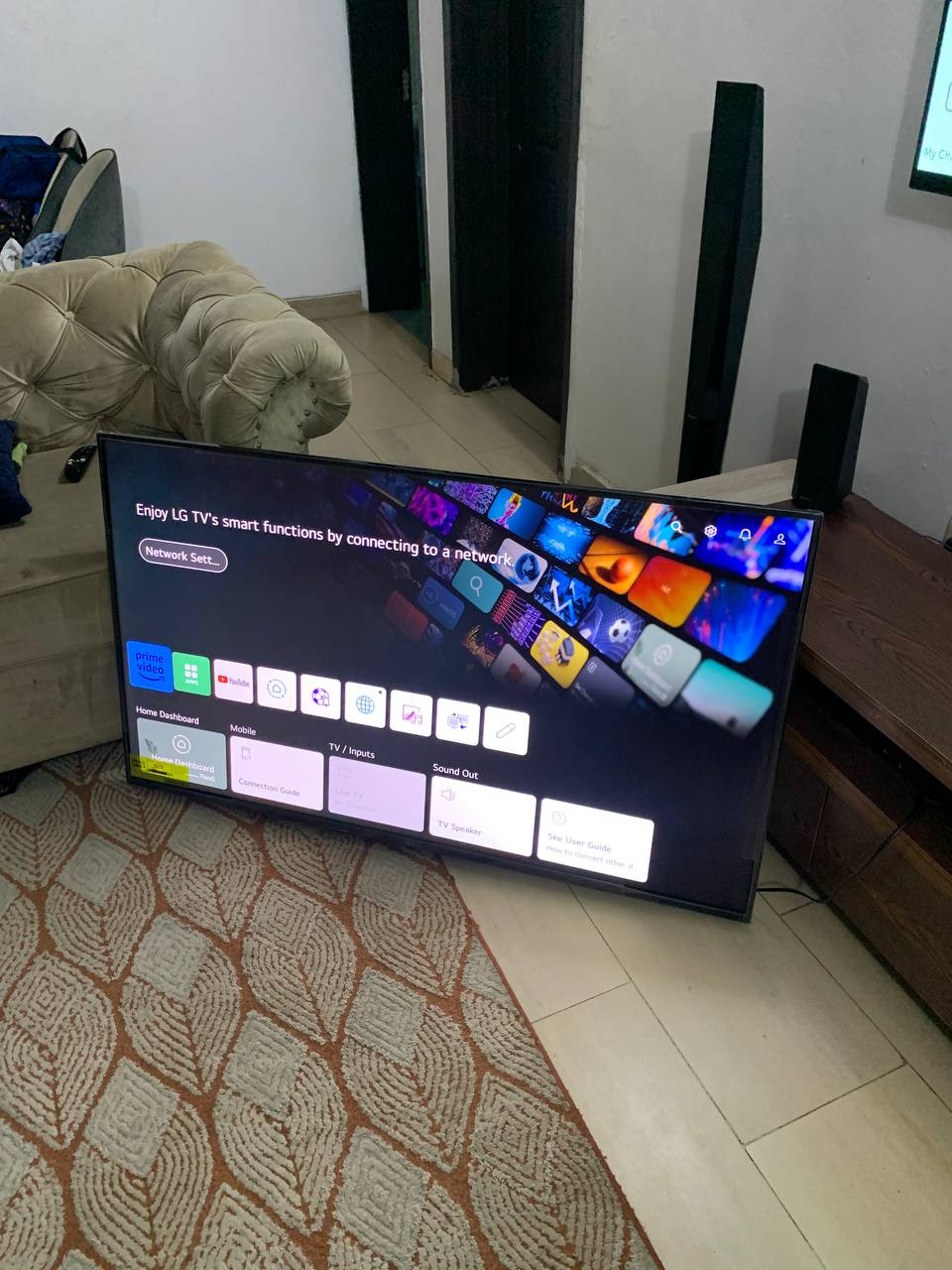 V.Clean, Bluetooth, LG 55Inches 4K, Smart With WebOs For-Sale