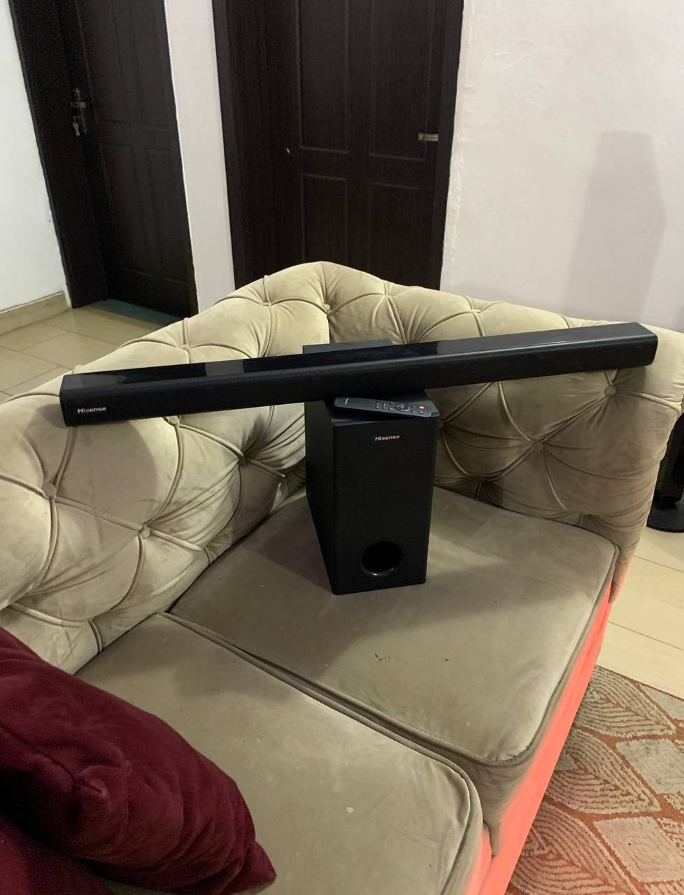 V.Clean Hisense HS218 - 2.1Ch - 200W - Soundbar With Wireless Subwoofer For-Sale