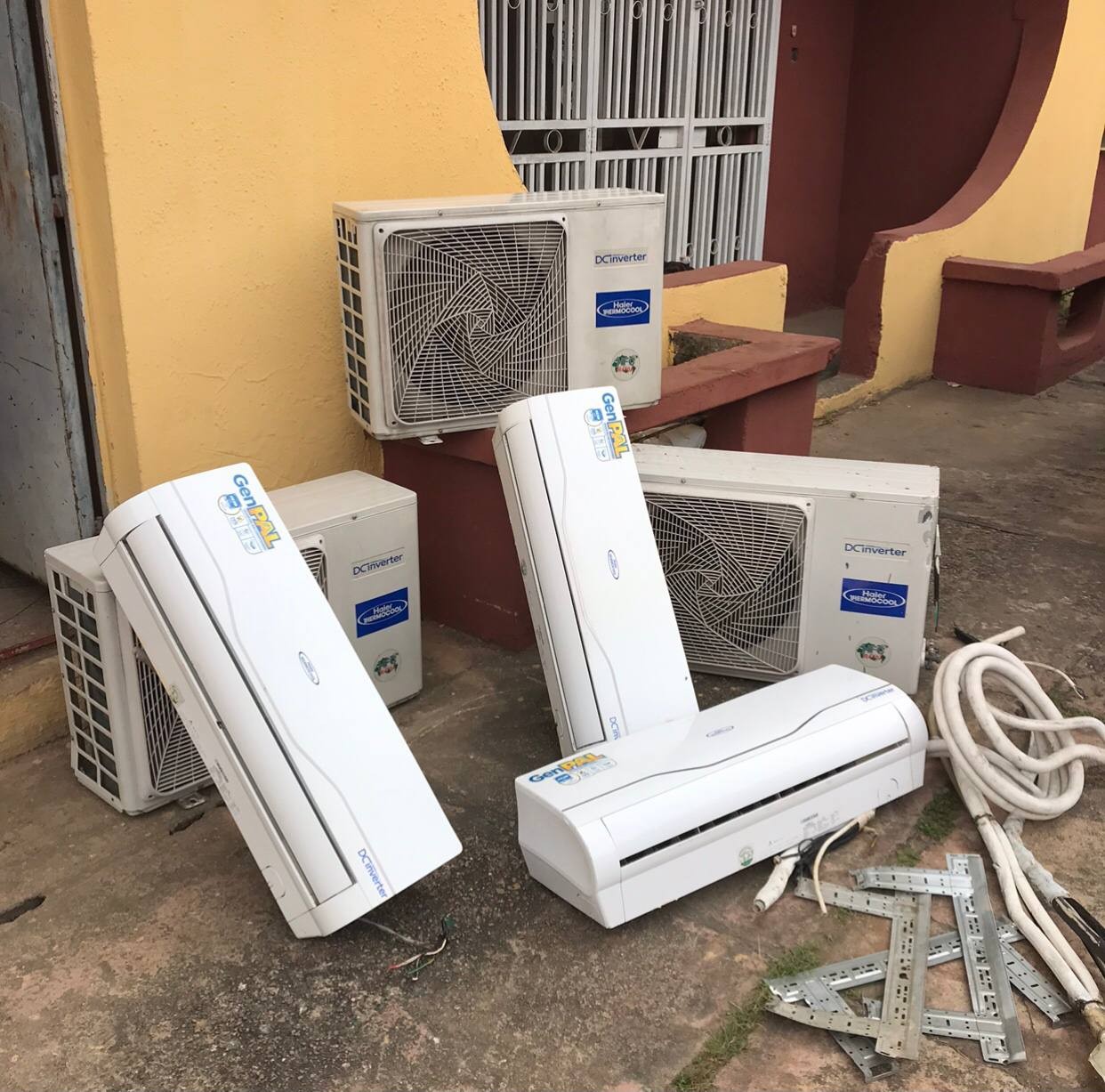 ❌️SOLD-OUT ... V.Clean 1.5hp Haier Thermocool Dc Inverter With Kit and inner Hanger For-Sale