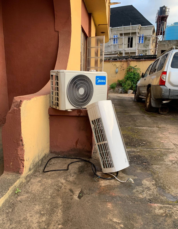 V.Clean 1Hp Midea Air-Conditioner with Gas For-Sale  [ Product Code >> 0735 ]