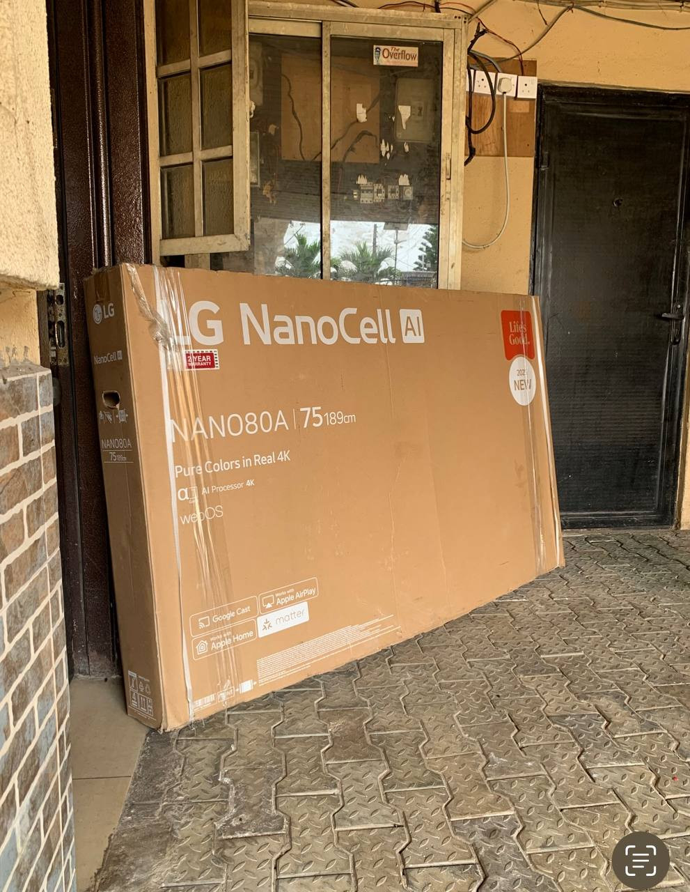 V.Clean, Just 1 Month used, LG 75 Inches NanoCell NANO80T6A 4K Smart Tv For-Sale