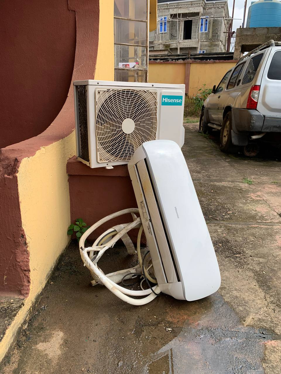 ❌❌SOLD-OUT❌❌ Clean 1Hp Hisense Air-Conditioner With Kit & Remote For-Sale