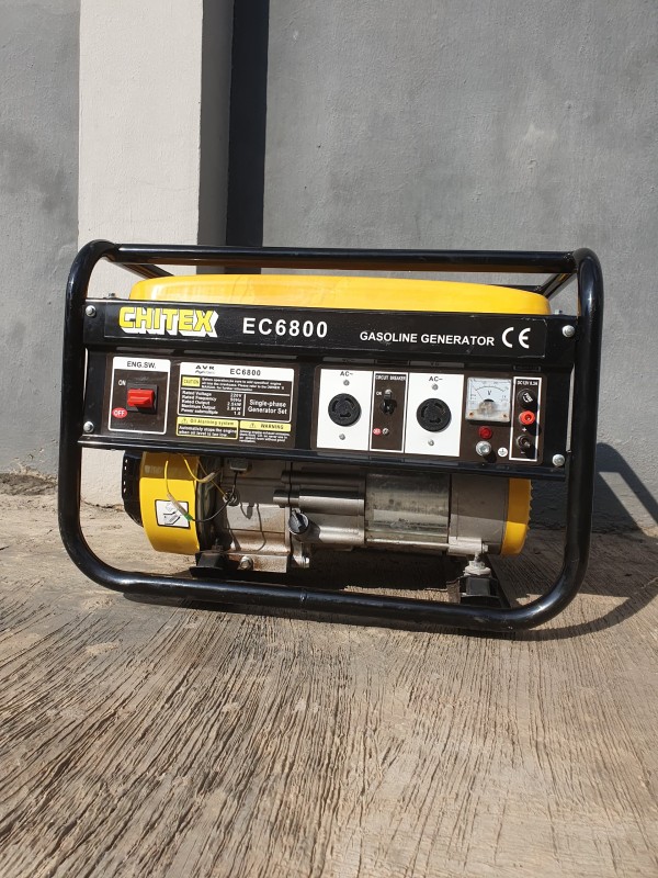 3MONTH USED CHITEX EC6800 2.8KVA AUTOMATIC AVR GASOLINE GENERATOR