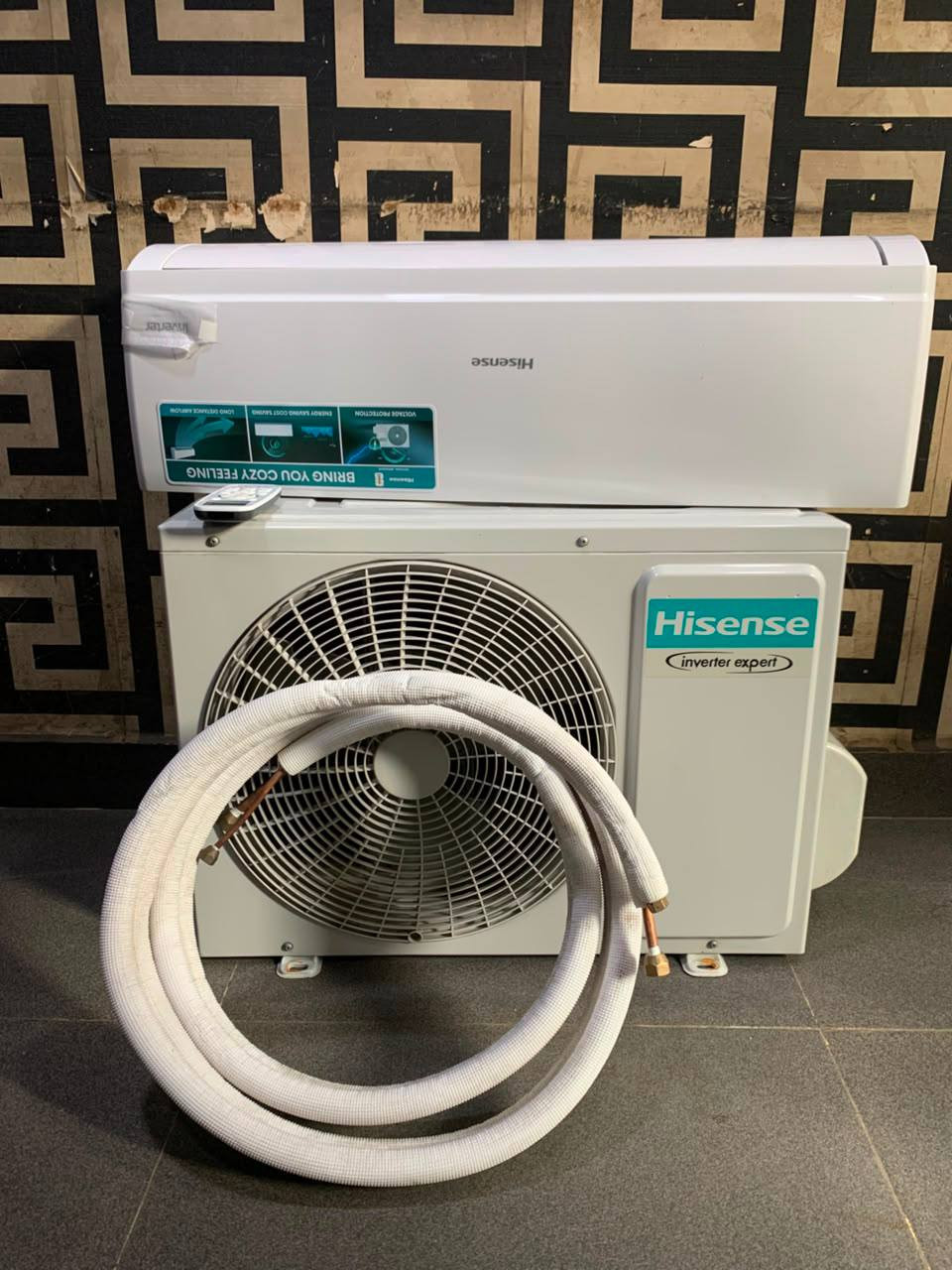 V.Clean, 1Month Used, 2026 Model, 1.5Hp Inverter Hisense Air-Conditioner With Kit and already Filled Gas For-Sale [ Product Code >> 0758 ]