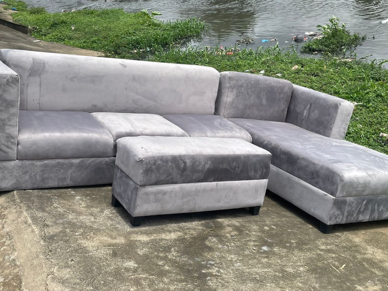 AWOOF Brand new complete L Sharp Sofa