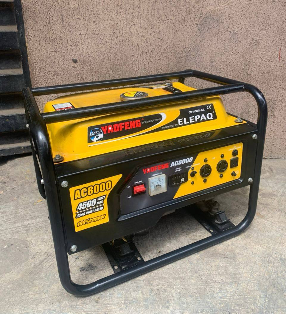❌❌SOLD-OUT❌❌ V.Clean Elepaq 100% Copper AC Master 4.5Kva With Timer YEOFANG | AC8000E2 Manual Generator For-Sale [ Product Code >> 0329 ]