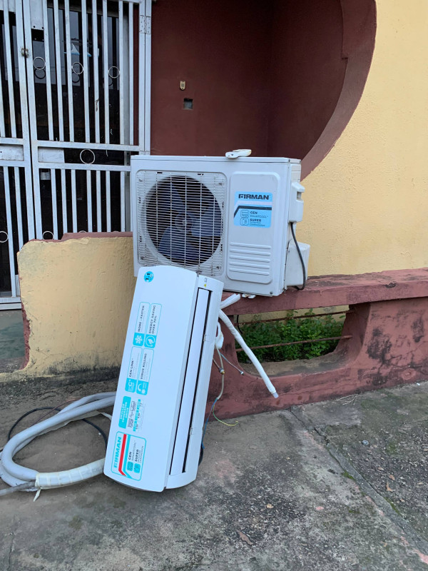 V.Clean 1.1Hp Firman Gen Smartcool Super Inverter Air-Conditioner With Kit and Gas For-Sale [ Product Code >> 0544 ]
