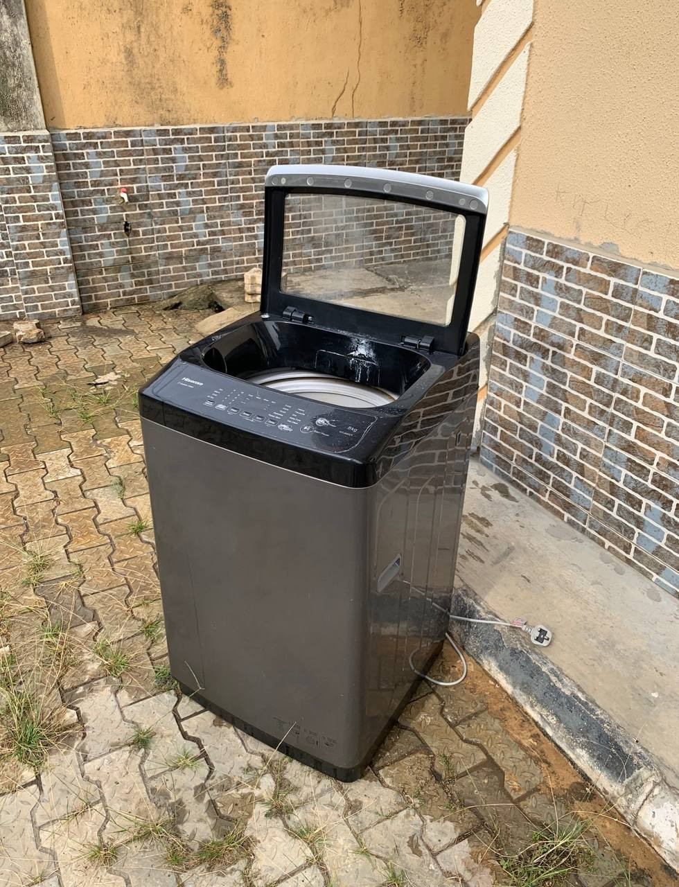 V.Clean 8Kg WTJA802T Automatic Hisense Washing Machine For-Sale [ Product Code >> 0253 ]