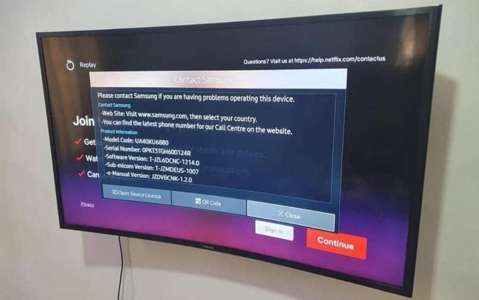 Very Clean 40inches curved Samsung smart tv