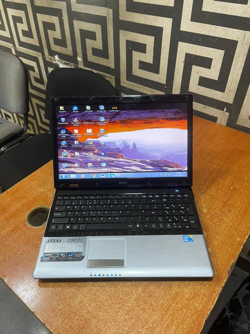 V.Clean, 4Gb Ram, 500Gb Hdd, Corei3, 2-3Hours Ba3 Life, Msi Laptop For-Sale