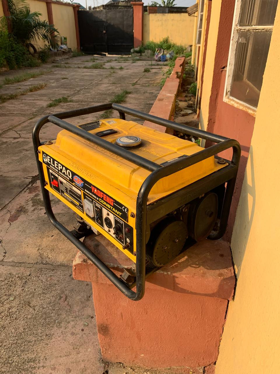 Clean, Low Noise, 4.5kva, 100% Copper Elepaq Constant Generator For-Sale