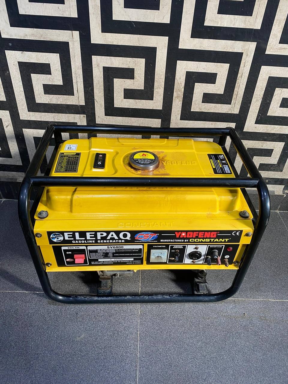 V.Clean 4.5kva 100% Copper, Elepaq Constant Generator For-Sale