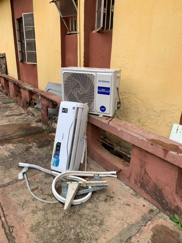 V.Clean 1Hp DC Inverter Haier Thermocool With Kit, Gas, Indoor and Outdoor Hanger For-Sale [ Product Code >> 0825 ]