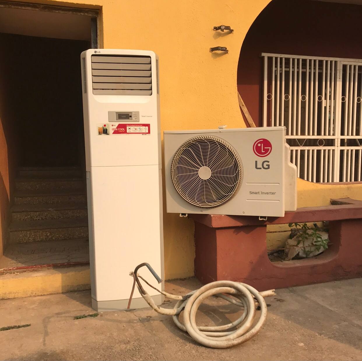 ❌❌SOLD-OUT❌❌ ... V.Clean 3Hp Smart Inverter Gencool LG Air-Conditioner With Kit For-Sale